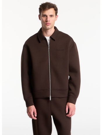 μπουφάν calvin klein ls cooling spacer fz shirt jacket dark