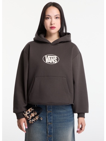 φούτερ vans oval logo relaxed pullover faded black s σε προσφορά