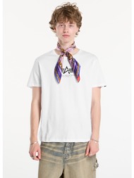 t-shirt alpha industries basic t-shirt contrast stitch white m