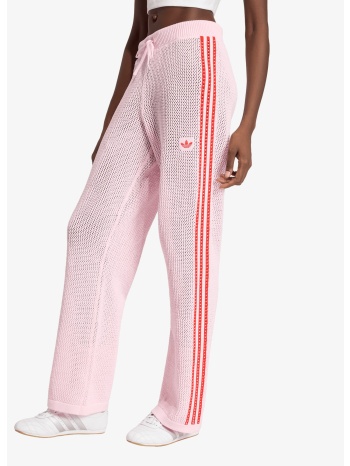 φόρμα adidas crochet track pants clear pink/ red l