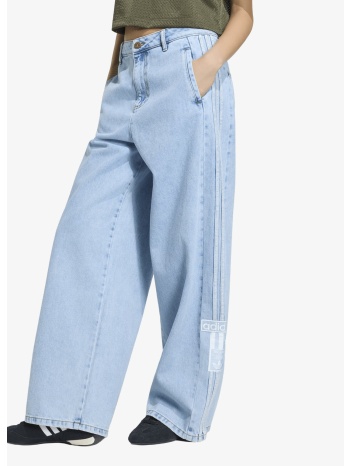 παντελόνια adidas adibreak mid-rise wide-leg denim pants