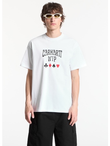 t-shirt carhartt wip s/s deck t-shirt unisex white s