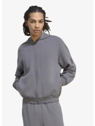 φούτερ adidas soft lux full-zip hoodie grey five l