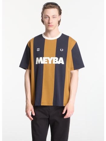 t-shirt fred perry meyba cut and sew t-shirt dark caramel xl