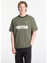 t-shirt fred perry meyba ringer t-shirt green m