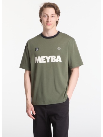 t-shirt fred perry meyba ringer t-shirt green m