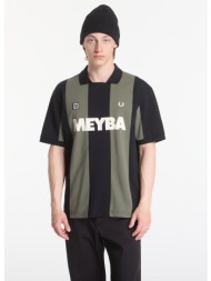 t-shirt fred perry meyba cut and sew polo shirt green xl