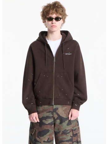 φούτερ carhartt wip hooded painter jacket unisex tobacco