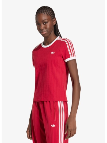 t-shirt adidas pinstripe short sleeve slim tee team victory σε προσφορά