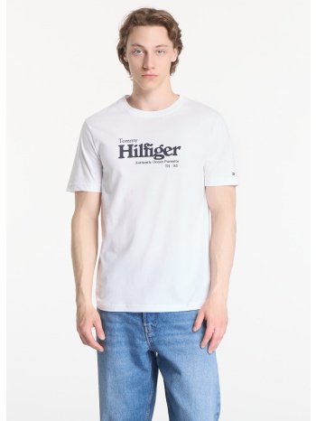 t-shirt tommy hilfiger nautical chest graphic reg tee white σε προσφορά