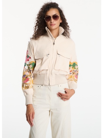 μπουφάν desigual jacket mozart white s σε προσφορά