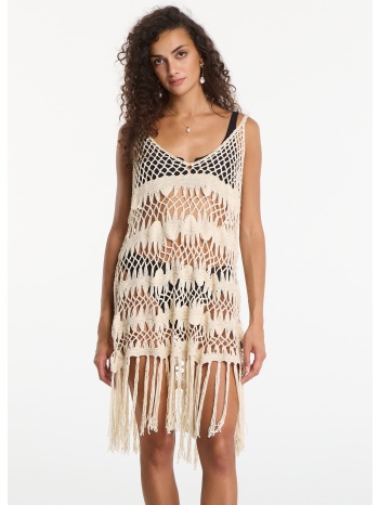 φόρεμα desigual pareo willow beads white universal