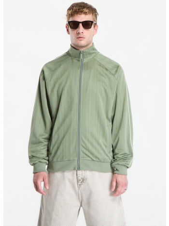 μπουφάν karl kani signature shadow stripe trackjacket green σε προσφορά