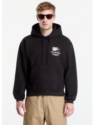 φούτερ vans stacked hi pullover hoodie black/ white l