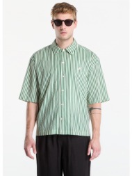πουκάμισο allsaints chopin ss shirt white/ green xl