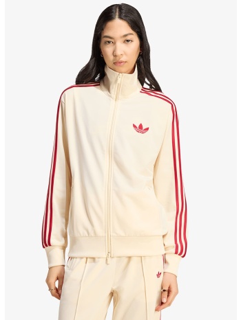 μπουφάν adidas firebird track top loose warm vanilla/ team