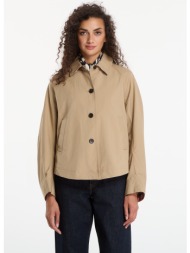 μπουφάν tommy hilfiger cotton short jacket camel l