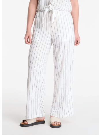 παντελόνια urban classics ladies structured striped relaxed σε προσφορά