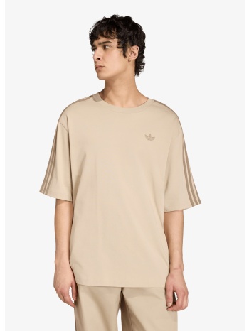 t-shirt adidas adicolor 3-stripes oversized t-shirt khaki σε προσφορά