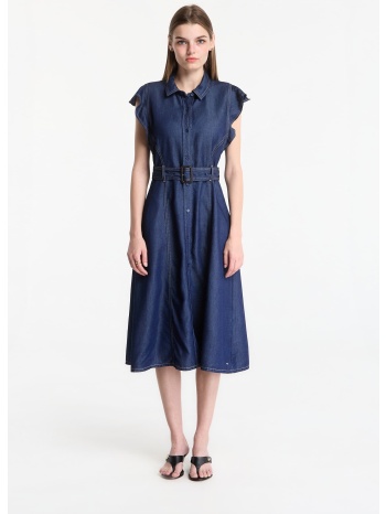 φόρεμα tommy hilfiger volant f&f midi dress leny ss leny l σε προσφορά