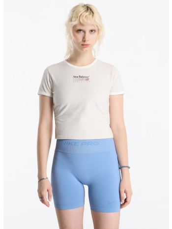 t-shirt new balance trackside ringer t-shirt linen heather s σε προσφορά