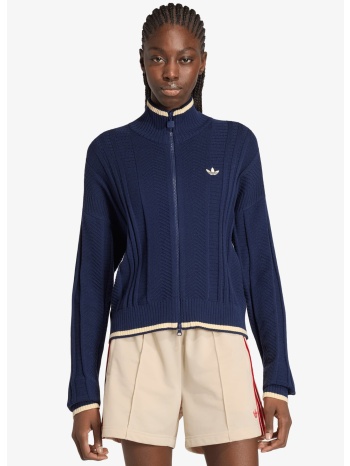 πουλόβερ adidas cable knit firebird track top night indigo s