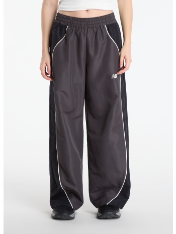 φόρμα new balance trackside woven pant black cement m