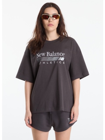 t-shirt new balance trackside oversized t-shirt black