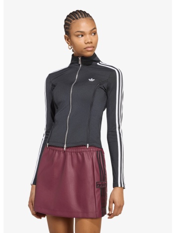 t-shirt adidas long sleeve zipped t-shirt black xs