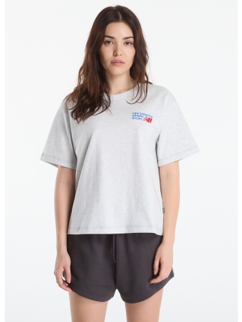 t-shirt new balance athletics premium logo hip length