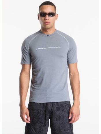 t-shirt nike tech men`s dri-fit short-sleeve top cool grey/
