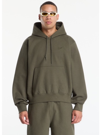φούτερ nike men`s fleece hoodie cargo khaki xs