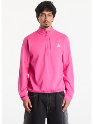 φούτερ acg `wolf grid` men`s therma-fit 1/2-zip hiking top desert pink/ summit white xl