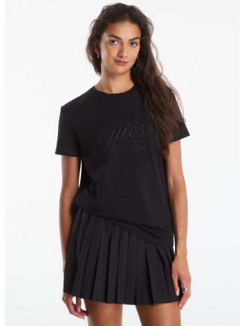 t-shirt guess syrma cn ss t-shirt jet black m