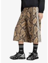 σορτς adidas snake print denim bermuda shorts linen/ magic beige 27/32