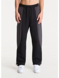 φόρμα nike tech men`s color-block open-hem fleece pants black/ anthracite/ black xxl