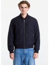 μπουφάν gant reversible quilted bomber jacket evening blue xl