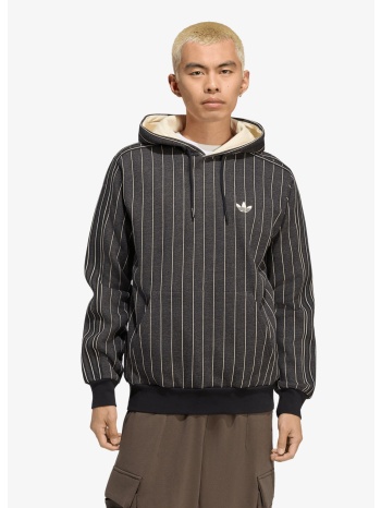φούτερ adidas pinstripes hoodie black/ warm vanilla m