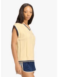 γιλέκο adidas cable knit vest unisex warm vanilla l