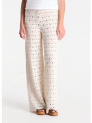 παντελόνια mc2 saint barth inez pant crochet shell paillettes l