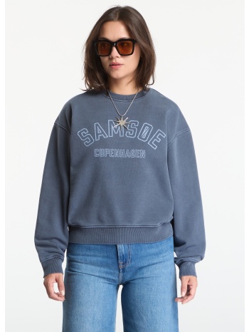 φούτερ samsøe samsøe savan sweat ombre blue pigment s