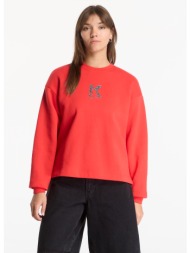 φούτερ karl lagerfeld jeans reg k logo sweat iridescent xs