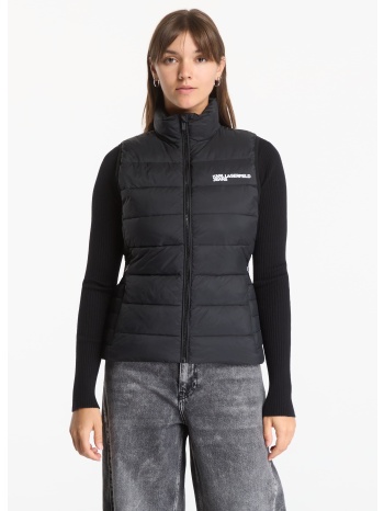 γιλέκο karl lagerfeld jeans light padded logo vest black m
