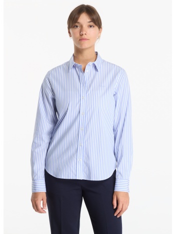 πουκάμισο gant reg classic poplin striped shirt dusk blue 40