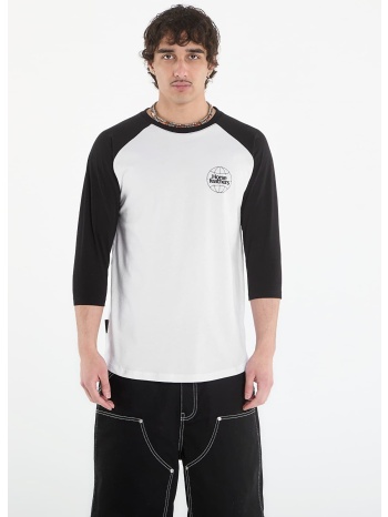 t-shirt horsefeathers global raglan t-shirt white/ black l