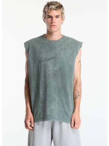 t-shirt nike men`s sleeveless t-shirt camo green/ light