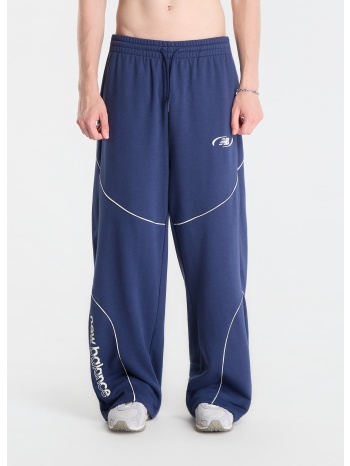 παντελόνια new balance trackside french terry pant nb navy