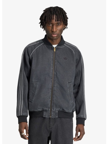 μπουφάν adidas sst denim track top true black denim l