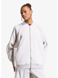 μπουφάν adidas sst oversized denim tracktop clear grey denim s