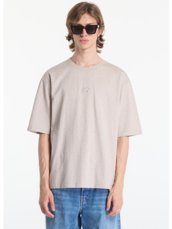 t-shirt filling pieces t-shirt boxy embroidered melange